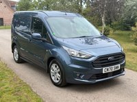 USED 2020 70 FORD TRANSIT CONNECT 1.5 200 EcoBlue Limited Panel Van 5dr Diesel Manual L1 Euro 6 (s/s) (120 ps) CONNECT LIMITED BLUE TOP SPEC SERVICE HISTORY RECENT SERVICE