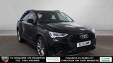 USED 2021 13 AUDI Q3 1.5 TFSI CoD 35 Black Edition SUV 5dr Petrol S Tronic Euro 6 (s/s) (150 ps) AUDI MAIN DEALER SERVICE HISTORY + VIRTUAL COCKPIT DIGITAL DASH DISPLAY + SATELLITE NAVIGATION + APPLE CARPLAY / ANDROID AUTO + BLUETOOTH CONNECTIVITY + DAB DIGITAL RADIO + CRUISE CONTROL + AUTOMATIC LED HEADLIGHTS + IN CAR ENTERTAINMENT WITH TOUCH SCREEN MEDIA DISPLAY + LANE ASSIST + DUAL ZONE CLIMATE CONTROL + AIR CONDITIONING + ECO STOP START SYSTEM + LED DAY TIME RUNNING LIGHTS + LEATHER MULTI FUNCTIONAL STEERING WHEEL + PARKING SENSORS + SELECTABLE DRIVING MODES + AUTOMATIC WIPERS WITH RAIN