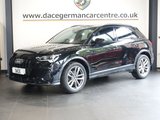 USED 2021 71 AUDI Q3 1.5 TFSI CoD 35 Black Edition SUV 5dr Petrol S Tronic Euro 6 (s/s) (150 ps) BEAUTIFUL AUDI SUV - COMES WITH A WELL DOCUMENTED AUDI MAIN DEALER SERVICE HISTORY + VIRTUAL COCKPIT DIGITAL DASH DISPLAY + SATELLITE NAVIGATION + APPLE CARPLAY / ANDROID AUTO + BLUETOOTH CONNECTIVITY + DAB DIGITAL RADIO + CRUISE CONTROL + AUTOMATIC LED HEADLIGHTS + IN CAR ENTERTAINMENT WITH TOUCH SCREEN MEDIA DISPLAY + LANE ASSIST + DUAL ZONE CLIMATE CONTROL + AIR CONDITIONING + ECO STOP START + LED DAY TIME RUNNING LIGHTS + LEATHER MULTI FUNCTIONAL STEERING WHEEL WITH PADDLE SHIFT GEAR SELECT