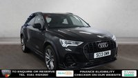 USED 2021 13 AUDI Q3 1.5 TFSI CoD 35 Black Edition SUV 5dr Petrol S Tronic Euro 6 (s/s) (150 ps) AUDI MAIN DEALER SERVICE HISTORY + VIRTUAL COCKPIT DIGITAL DASH DISPLAY + SATELLITE NAVIGATION + APPLE CARPLAY / ANDROID AUTO + BLUETOOTH CONNECTIVITY + DAB DIGITAL RADIO + CRUISE CONTROL + AUTOMATIC LED HEADLIGHTS + IN CAR ENTERTAINMENT WITH TOUCH SCREEN MEDIA DISPLAY + LANE ASSIST + DUAL ZONE CLIMATE CONTROL + AIR CONDITIONING + ECO STOP START SYSTEM + LED DAY TIME RUNNING LIGHTS + LEATHER MULTI FUNCTIONAL STEERING WHEEL + PARKING SENSORS + SELECTABLE DRIVING MODES + AUTOMATIC WIPERS WITH RAIN