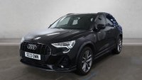USED 2021 13 AUDI Q3 1.5 TFSI CoD 35 Black Edition SUV 5dr Petrol S Tronic Euro 6 (s/s) (150 ps) AUDI MAIN DEALER SERVICE HISTORY + VIRTUAL COCKPIT DIGITAL DASH DISPLAY + SATELLITE NAVIGATION + APPLE CARPLAY / ANDROID AUTO + BLUETOOTH CONNECTIVITY + DAB DIGITAL RADIO + CRUISE CONTROL + AUTOMATIC LED HEADLIGHTS + IN CAR ENTERTAINMENT WITH TOUCH SCREEN MEDIA DISPLAY + LANE ASSIST + DUAL ZONE CLIMATE CONTROL + AIR CONDITIONING + ECO STOP START SYSTEM + LED DAY TIME RUNNING LIGHTS + LEATHER MULTI FUNCTIONAL STEERING WHEEL + PARKING SENSORS + SELECTABLE DRIVING MODES + AUTOMATIC WIPERS WITH RAIN