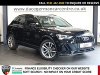USED 2021 71 AUDI Q3 1.5 TFSI CoD 35 Black Edition SUV 5dr Petrol S Tronic Euro 6 (s/s) (150 ps) BEAUTIFUL AUDI SUV - COMES WITH A WELL DOCUMENTED AUDI MAIN DEALER SERVICE HISTORY + VIRTUAL COCKPIT DIGITAL DASH DISPLAY + SATELLITE NAVIGATION + APPLE CARPLAY / ANDROID AUTO + BLUETOOTH CONNECTIVITY + DAB DIGITAL RADIO + CRUISE CONTROL + AUTOMATIC LED HEADLIGHTS + IN CAR ENTERTAINMENT WITH TOUCH SCREEN MEDIA DISPLAY + LANE ASSIST + DUAL ZONE CLIMATE CONTROL + AIR CONDITIONING + ECO STOP START + LED DAY TIME RUNNING LIGHTS + LEATHER MULTI FUNCTIONAL STEERING WHEEL WITH PADDLE SHIFT GEAR SELECT