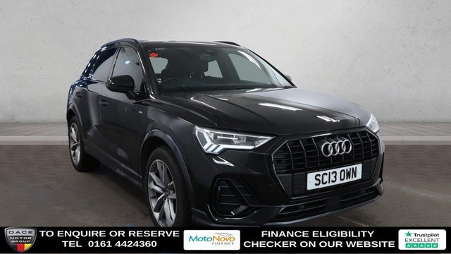 View our Audi Q3 1.5 TFSI CoD 35 Black Edition SUV 5dr Petrol S Tronic Euro 6 (s/s) (150 ps)