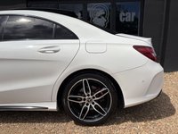 USED 2018 67 MERCEDES-BENZ CLA 1.6 CLA180 AMG Line Coupe 4dr Petrol 7G-DCT Euro 6 (s/s) (122 ps) Optional Equipment Panoramic glass sunroof: &pound;960Black Artico/Dinamica upholstery: &pound;0 (Standard or included in the package)Light Aluminium trim: &pound;0 (Standard or a no-cost alternative option)Polar White gloss paint: (Price cut off, but typically &pound;0 as it is usually a standard non-metallic base color)Key Features Explained Artico/Dinamica: A sporty, premium cabin material blending synthetic leather with a suede-like microfiber.Red Contrast Stitching: Often denotes a sport-oriented trim line, such a
