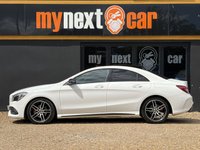 USED 2018 67 MERCEDES-BENZ CLA 1.6 CLA180 AMG Line Coupe 4dr Petrol 7G-DCT Euro 6 (s/s) (122 ps) Optional Equipment Panoramic glass sunroof: &pound;960Black Artico/Dinamica upholstery: &pound;0 (Standard or included in the package)Light Aluminium trim: &pound;0 (Standard or a no-cost alternative option)Polar White gloss paint: (Price cut off, but typically &pound;0 as it is usually a standard non-metallic base color)Key Features Explained Artico/Dinamica: A sporty, premium cabin material blending synthetic leather with a suede-like microfiber.Red Contrast Stitching: Often denotes a sport-oriented trim line, such a