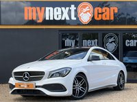 USED 2018 67 MERCEDES-BENZ CLA 1.6 CLA180 AMG Line Coupe 4dr Petrol 7G-DCT Euro 6 (s/s) (122 ps) Optional Equipment Panoramic glass sunroof: &pound;960Black Artico/Dinamica upholstery: &pound;0 (Standard or included in the package)Light Aluminium trim: &pound;0 (Standard or a no-cost alternative option)Polar White gloss paint: (Price cut off, but typically &pound;0 as it is usually a standard non-metallic base color)Key Features Explained Artico/Dinamica: A sporty, premium cabin material blending synthetic leather with a suede-like microfiber.Red Contrast Stitching: Often denotes a sport-oriented trim line, such a