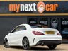USED 2018 67 MERCEDES-BENZ CLA 1.6 CLA180 AMG Line Coupe 4dr Petrol 7G-DCT Euro 6 (s/s) (122 ps) Optional Equipment Panoramic glass sunroof: &pound;960Black Artico/Dinamica upholstery: &pound;0 (Standard or included in the package)Light Aluminium trim: &pound;0 (Standard or a no-cost alternative option)Polar White gloss paint: (Price cut off, but typically &pound;0 as it is usually a standard non-metallic base color)Key Features Explained Artico/Dinamica: A sporty, premium cabin material blending synthetic leather with a suede-like microfiber.Red Contrast Stitching: Often denotes a sport-oriented trim line, such a