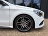 USED 2018 67 MERCEDES-BENZ CLA 1.6 CLA180 AMG Line Coupe 4dr Petrol 7G-DCT Euro 6 (s/s) (122 ps) Optional Equipment Panoramic glass sunroof: &pound;960Black Artico/Dinamica upholstery: &pound;0 (Standard or included in the package)Light Aluminium trim: &pound;0 (Standard or a no-cost alternative option)Polar White gloss paint: (Price cut off, but typically &pound;0 as it is usually a standard non-metallic base color)Key Features Explained Artico/Dinamica: A sporty, premium cabin material blending synthetic leather with a suede-like microfiber.Red Contrast Stitching: Often denotes a sport-oriented trim line, such a
