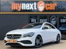 USED 2018 67 MERCEDES-BENZ CLA 1.6 CLA180 AMG Line Coupe 4dr Petrol 7G-DCT Euro 6 (s/s) (122 ps) Optional Equipment Panoramic glass sunroof: &pound;960Black Artico/Dinamica upholstery: &pound;0 (Standard or included in the package)Light Aluminium trim: &pound;0 (Standard or a no-cost alternative option)Polar White gloss paint: (Price cut off, but typically &pound;0 as it is usually a standard non-metallic base color)Key Features Explained Artico/Dinamica: A sporty, premium cabin material blending synthetic leather with a suede-like microfiber.Red Contrast Stitching: Often denotes a sport-oriented trim line, such a