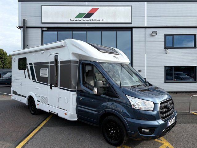 View our Carado T449 Edition 24 - 4 Berth - 4 Belt - End Island Bed - Front Drop Down