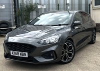 USED 2019 68 FORD FOCUS 1.0T EcoBoost ST-Line X Hatchback 5dr Petrol Manual Euro 6 (s/s) (125 ps) - FSH - APPLE CAR PLAY- SAT NAV - HEATED PART LEATHER SEATS - P/SENSORS - BLUETOOTH - CRUISE