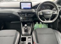USED 2019 68 FORD FOCUS 1.0T EcoBoost ST-Line X Hatchback 5dr Petrol Manual Euro 6 (s/s) (125 ps) - FSH - APPLE CAR PLAY- SAT NAV - HEATED PART LEATHER SEATS - P/SENSORS - BLUETOOTH - CRUISE