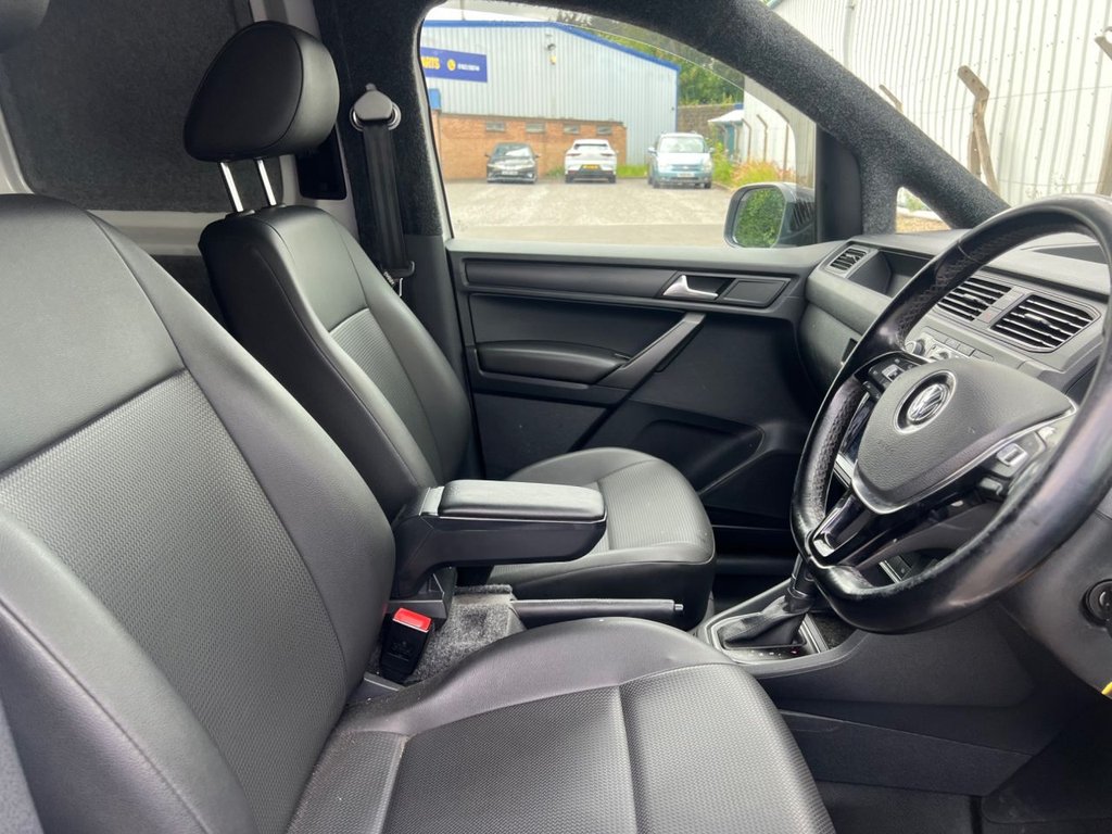 USED 2017 17 VOLKSWAGEN CADDY 2.0 TDI C20 BlueMotion Tech Highline Panel Van 5dr Diesel DSG SWB Euro 6 (s/s) (150 ps) 2 LITRE / DSG / TAILGATE