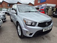 USED 2016 16 SSANGYONG KORANDO SPORTS 2.0D EX 4WD Euro 5 4dr DOUBLE CAB/ 5 SEATS / FSH