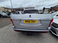 USED 2016 16 SSANGYONG KORANDO SPORTS 2.0D EX 4WD Euro 5 4dr DOUBLE CAB/ 5 SEATS / FSH