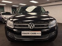 USED 2014 14 VOLKSWAGEN AMAROK 2.0 BiTDI BlueMotion Tech Highline Pickup Double Cab 4dr Diesel Auto 4Motion Euro 5 (s/s) (180 ps) UK DELIVERY FLAT FEE &pound;250 (SUBJECT TO DEAL) *OVER 100 IMAGES ON OUR WEBSITE*BESPOKE FINANCE ARRANGED*PART EXCHANGE WELCOME*ALL VEHICLES HPI CLEAR