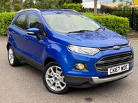 USED 2017 67 FORD ECOSPORT 1.5 TDCi Titanium SUV 5dr Diesel Manual 2WD Euro 6 (95 ps) ULEZ+LOW MILES+SH+1FO+BLUETOOTH