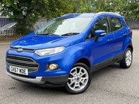 USED 2017 67 FORD ECOSPORT 1.5 TDCi Titanium SUV 5dr Diesel Manual 2WD Euro 6 (95 ps) ULEZ+LOW MILES+SH+1FO+BLUETOOTH