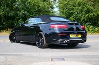 USED 2019 19 MERCEDES-BENZ E-CLASS 2.0 E300 GPF AMG Line (Premium Plus) Cabriolet 2dr Petrol G-Tronic+ Euro 6 (s/s) (245 ps) OBSIDIAN BLACK METALLIC PAINTWORK + BURMESTER + AIR SCARF + MULTIBEAM LED