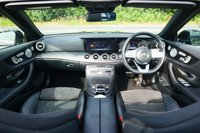 USED 2019 19 MERCEDES-BENZ E-CLASS 2.0 E300 GPF AMG Line (Premium Plus) Cabriolet 2dr Petrol G-Tronic+ Euro 6 (s/s) (245 ps) OBSIDIAN BLACK METALLIC PAINTWORK + BURMESTER + AIR SCARF + MULTIBEAM LED