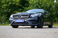 USED 2019 19 MERCEDES-BENZ E-CLASS 2.0 E300 GPF AMG Line (Premium Plus) Cabriolet 2dr Petrol G-Tronic+ Euro 6 (s/s) (245 ps) OBSIDIAN BLACK METALLIC PAINTWORK + BURMESTER + AIR SCARF + MULTIBEAM LED