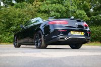 USED 2019 19 MERCEDES-BENZ E-CLASS 2.0 E300 GPF AMG Line (Premium Plus) Cabriolet 2dr Petrol G-Tronic+ Euro 6 (s/s) (245 ps) OBSIDIAN BLACK METALLIC PAINTWORK + BURMESTER + AIR SCARF + MULTIBEAM LED
