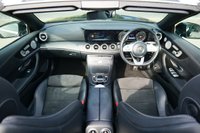USED 2019 19 MERCEDES-BENZ E-CLASS 2.0 E300 GPF AMG Line (Premium Plus) Cabriolet 2dr Petrol G-Tronic+ Euro 6 (s/s) (245 ps) OBSIDIAN BLACK METALLIC PAINTWORK + BURMESTER + AIR SCARF + MULTIBEAM LED
