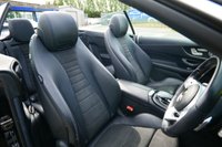 USED 2019 19 MERCEDES-BENZ E-CLASS 2.0 E300 GPF AMG Line (Premium Plus) Cabriolet 2dr Petrol G-Tronic+ Euro 6 (s/s) (245 ps) OBSIDIAN BLACK METALLIC PAINTWORK + BURMESTER + AIR SCARF + MULTIBEAM LED