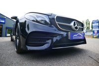 USED 2019 19 MERCEDES-BENZ E-CLASS 2.0 E300 GPF AMG Line (Premium Plus) Cabriolet 2dr Petrol G-Tronic+ Euro 6 (s/s) (245 ps) OBSIDIAN BLACK METALLIC PAINTWORK + BURMESTER + AIR SCARF + MULTIBEAM LED