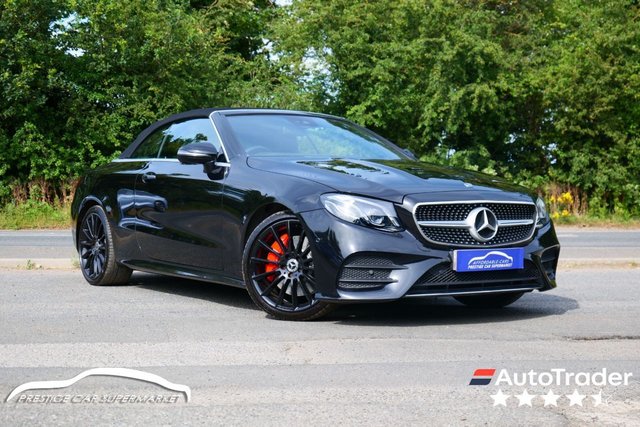 View our Mercedes-Benz E-Class 2.0 E300 GPF AMG Line (Premium Plus) Cabriolet 2dr Petrol G-Tronic+ Euro 6 (s/s) (245 ps)