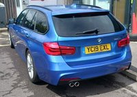 USED 2019 19 BMW 3 SERIES 2.0 320i M Sport Touring 5dr Petrol Auto Euro 6 (s/s) (184 ps) LONG MOT, EXCELLENT SERVICE HISTORY WITH 6 SERVICE INVOICES, HPI CLEAR, 2 X KEYS, 1 PREVIOUS OWNER! STUNNING CONDITION, FULL BLACK LEATHER HEATED SEATS, SAT NAV, BLUETOOTH, CRUISE, CLIMATE, DAB RADIO!