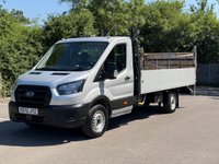 USED 2022 72 FORD TRANSIT 2.0 350 EcoBlue HD Leader Dropside 2dr Diesel Manual RWD L4 Euro 6 (s/s) (SRW) (130 ps) Tail lift - Air con - park sensors