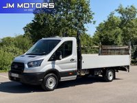 USED 2022 72 FORD TRANSIT 2.0 350 EcoBlue HD Leader Dropside 2dr Diesel Manual RWD L4 Euro 6 (s/s) (SRW) (130 ps) Tail lift - Air con - park sensors