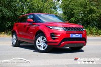 USED 2019 19 LAND ROVER RANGE ROVER EVOQUE 2.0 P250 MHEV R-Dynamic S SUV 5dr Petrol Auto 4WD Euro 6 (s/s) (249 ps) FIRENZE RED METALLIC PAINTWORK + REVERSE CAMERA + APPLE CARPLAY + HEATED SEATS