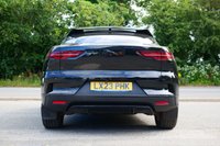 USED 2023 23 JAGUAR I-PACE 400 90kWh Black SUV 5dr Electric Auto 4WD (400 ps) SANTORINI BLACK METALLIC PAINTWORK + SUNROOF + WINTER PACK + MERIDIAN