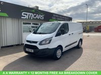 USED 2015 65 FORD TRANSIT CUSTOM 2.2 TDCi 270 ECOnetic Panel Van 5dr Diesel Manual L1 H1 (162 g/km, 98 bhp) 