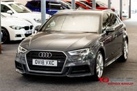 USED 2018 18 AUDI A3 1.6 TDI S line Sportback 5dr Diesel Manual Euro 6 (s/s) (110 ps) MPG 67 | TWO OWNERS