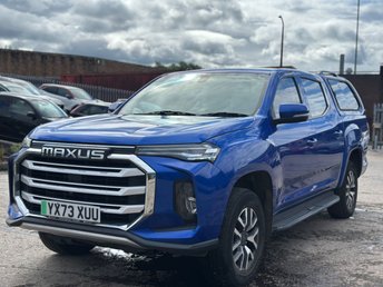 2023 MAXUS T90EV 88.5kWh Elite Pickup Double Cab 4dr Electric Auto RWD (177 ps)+2 KEYS+1 OWNER FROM NEW+DOUBLE CAB CANOPY HARD TOP WORTH OVER &pound;2000+AIRCON+CLIMATE+PARK CONTROL+LEATHER SEATS+REVERSE CAMERA+MEDIA+BLUETOOTH+APPS+USB+AUX+DAB+ALLOYS+PRICE INCLUDES VAT &pound;16490.00