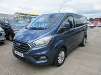 USED 2019 19 FORD TRANSIT CUSTOM 2.0 300 EcoBlue Limited 6 Seat Crew Van / Double Cab L1 H1 Euro 6 (170 Bhp ) NO VAT TO PAY  2019 FORD TRANSIT CUSTOM LIMITED 6 SEAT CREW VAN / DOUBLE CAB NO VAT