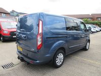 USED 2019 19 FORD TRANSIT CUSTOM 2.0 300 EcoBlue Limited 6 Seat Crew Van / Double Cab L1 H1 Euro 6 (170 Bhp ) NO VAT TO PAY  2019 FORD TRANSIT CUSTOM LIMITED 6 SEAT CREW VAN / DOUBLE CAB NO VAT