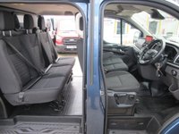 USED 2019 19 FORD TRANSIT CUSTOM 2.0 300 EcoBlue Limited 6 Seat Crew Van / Double Cab L1 H1 Euro 6 (170 Bhp ) NO VAT TO PAY  2019 FORD TRANSIT CUSTOM LIMITED 6 SEAT CREW VAN / DOUBLE CAB NO VAT