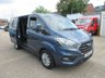 USED 2019 19 FORD TRANSIT CUSTOM 2.0 300 EcoBlue Limited 6 Seat Crew Van / Double Cab L1 H1 Euro 6 (170 Bhp ) NO VAT TO PAY  2019 FORD TRANSIT CUSTOM LIMITED 6 SEAT CREW VAN / DOUBLE CAB NO VAT