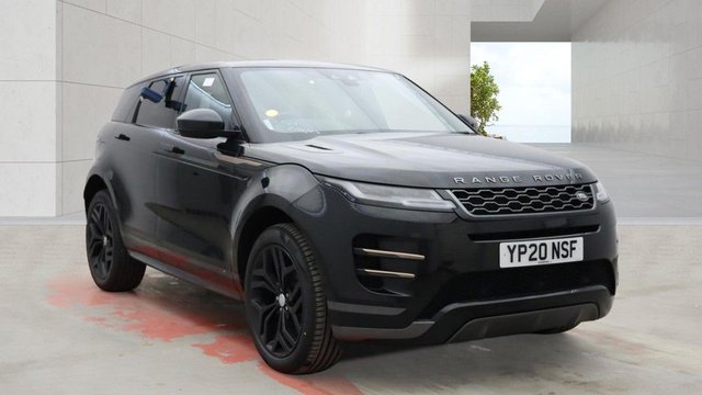 View our Land Rover Range Rover Evoque 2.0 P200 MHEV R-Dynamic SE SUV 5dr Petrol Auto 4WD Euro 6 (s/s) (200 ps)+2 KEYS+1 FORMER KEEPER+HISTORY+HEATED LEATHER SEATS+PARK CONTROL+POWER BOOT+PRIVACY GLASS+DIGITAL DASH+MEDIA+NAV+BLUETOOTH+20" ALLOYS+USB+AUX+DAB+CRUISE+