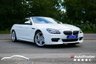 USED 2015 15 BMW 6 SERIES 3.0 640d M Sport Convertible 2dr Diesel Auto Euro 6 (s/s) (313 ps) ALPINE WHITE PAINTWORK + HUD + IVORY LEATHER + HEATED SEATS