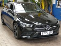 USED 2023 23 MERCEDES-BENZ CLA 1.3 CLA250e 15.6kWh AMG Line (Premium) Shooting Brake 5dr Petrol Plug-in Hybrid 8G-DCT Euro 6 (s/s) (218 ps) SAT NAV LEATHER HEATED SEATS PARKING CAMERA CARPLAY CRUISE CONTROL PARKING SENSORS 1 OWNER SERVICE HISTORY WARRANTY