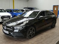 USED 2023 23 MERCEDES-BENZ CLA 1.3 CLA250e 15.6kWh AMG Line (Premium) Shooting Brake 5dr Petrol Plug-in Hybrid 8G-DCT Euro 6 (s/s) (218 ps) SAT NAV LEATHER HEATED SEATS PARKING CAMERA CARPLAY CRUISE CONTROL PARKING SENSORS 1 OWNER SERVICE HISTORY WARRANTY