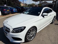 USED 2017 17 MERCEDES-BENZ C-CLASS 2.1 C220d AMG Line (Premium) Coupe 2dr Diesel G-Tronic+ Euro 6 (s/s) (170 ps) 