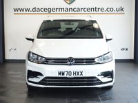 USED 2020 70 VOLKSWAGEN TOURAN 1.5 TSI EVO R-Line MPV 5dr Petrol Manual Euro 6 (s/s) (150 ps) IMPRESSIVELY CARED FOR 7 SEAT FAMILY CAR - COMES WITH A FULL SERVICE HISTORY + SATELLITE NAVIGATION + BLUETOOTH CONNECTIVITY + APPS CONTROL + ADAPTIVE CRUISE CONTROL + FRONT AND REAR PARKING SENSORS + DAY TIME RUNNING LIGHTS + AUTO HOLD HILL START ASSISTANCE + THREE ZONE CLIMATE CONTROL + AIR CONDITIONING + AUTOMATIC WIPERS WITH RAIN SENSORS + LEATHER MULTI FUNCTION STEERING WHEEL + DAB DIGITAL RADIO + IN CAR ENTERTAINMENT WITH TOUCH SCREEN MEDIA DISPLAY + ELECTRIC WINDOWS