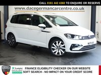 USED 2020 70 VOLKSWAGEN TOURAN 1.5 TSI EVO R-Line MPV 5dr Petrol Manual Euro 6 (s/s) (150 ps) IMPRESSIVELY CARED FOR 7 SEAT FAMILY CAR - COMES WITH A FULL SERVICE HISTORY + SATELLITE NAVIGATION + BLUETOOTH CONNECTIVITY + APPS CONTROL + ADAPTIVE CRUISE CONTROL + FRONT AND REAR PARKING SENSORS + DAY TIME RUNNING LIGHTS + AUTO HOLD HILL START ASSISTANCE + THREE ZONE CLIMATE CONTROL + AIR CONDITIONING + AUTOMATIC WIPERS WITH RAIN SENSORS + LEATHER MULTI FUNCTION STEERING WHEEL + DAB DIGITAL RADIO + IN CAR ENTERTAINMENT WITH TOUCH SCREEN MEDIA DISPLAY + ELECTRIC WINDOWS