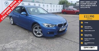 2017 BMW 3 SERIES 2.0 320d M Sport Saloon 4dr Diesel Manual Euro 6 (s/s) (190 ps) £12990.00